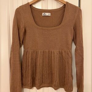 Hollister Babydoll Sweater Long Sleeve Y2K